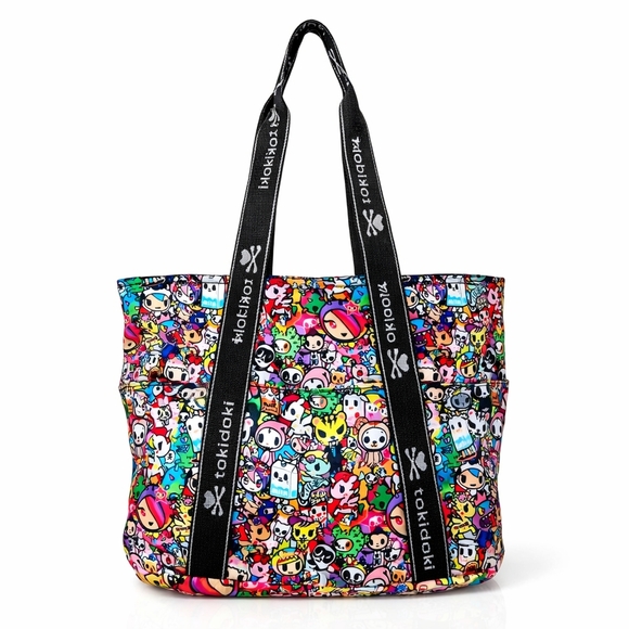 Tokidoki Mesuca Multi-Pocket Travel Tote Carry-on Bag NWT - Picture 4 of 9
